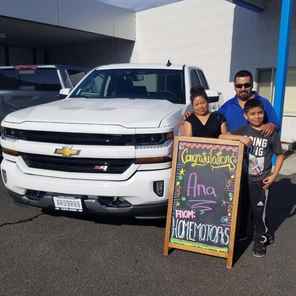 Happy Customers at Home Motors Chevrolet in Santa Maria CA