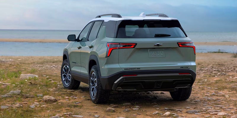 2025 Chevrolet Equinox rearview image on the beach