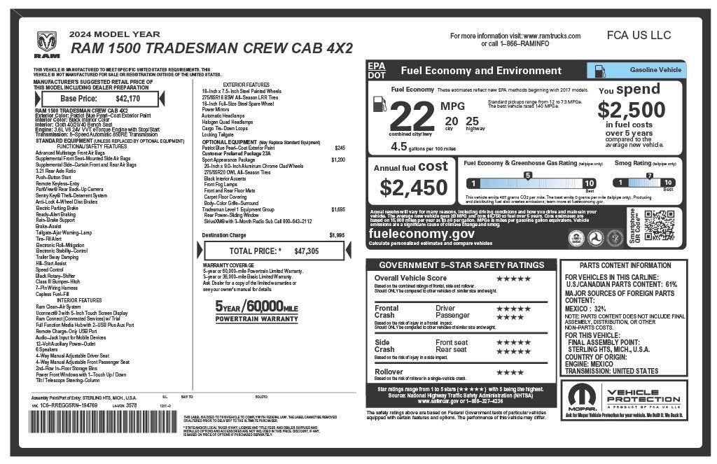 2024 RAM 1500 Tradesman