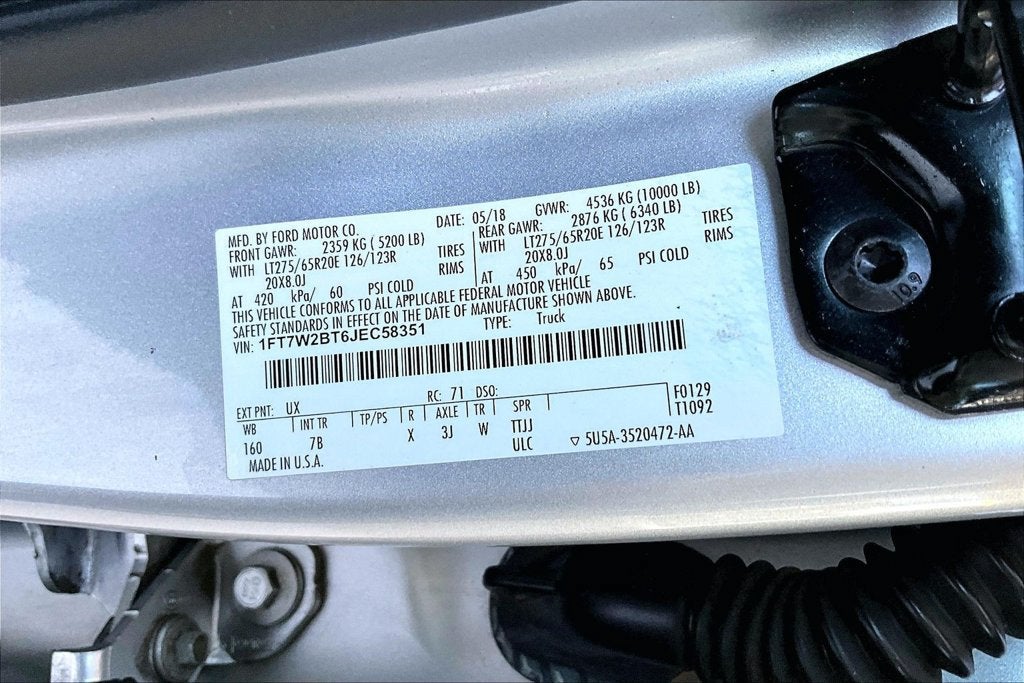 2018 Ford Super Duty F-250 SRW XL