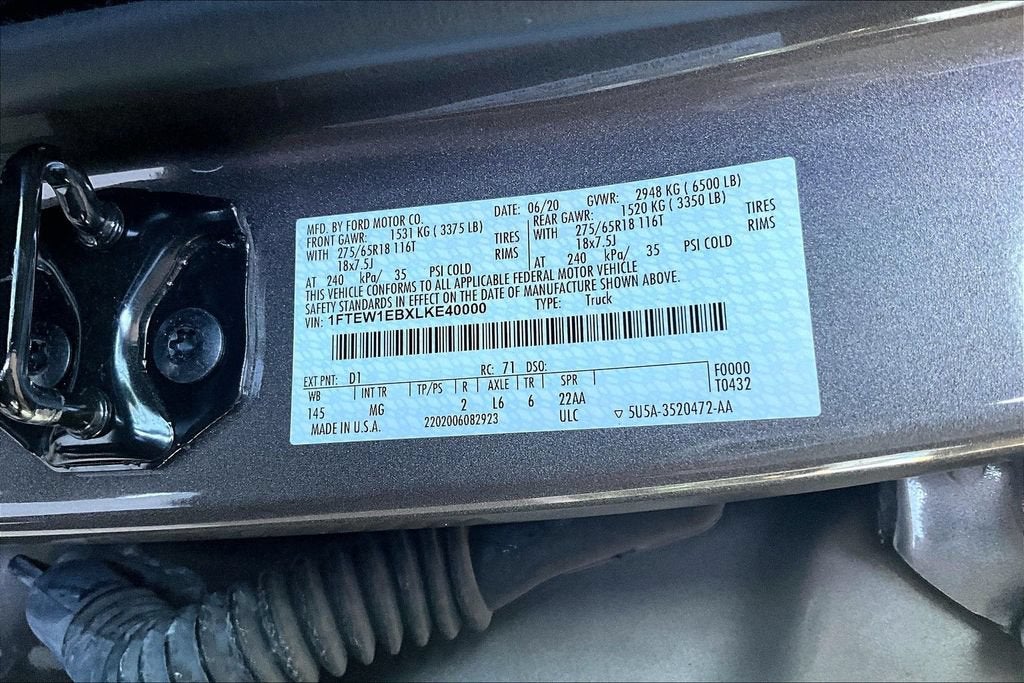 2020 Ford F-150 XL
