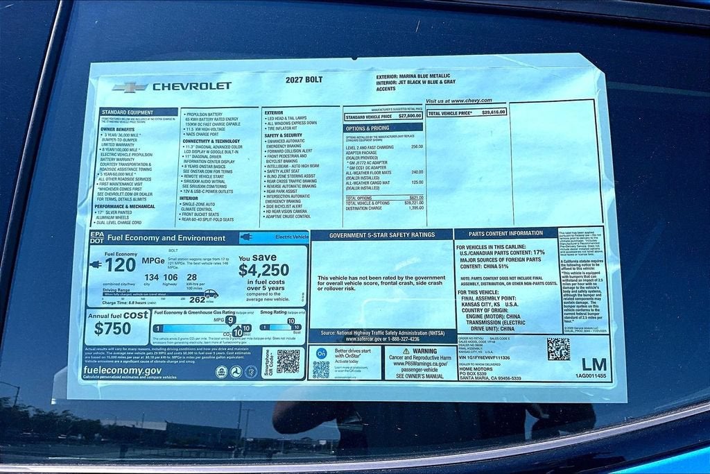 2027 Chevrolet Bolt LT