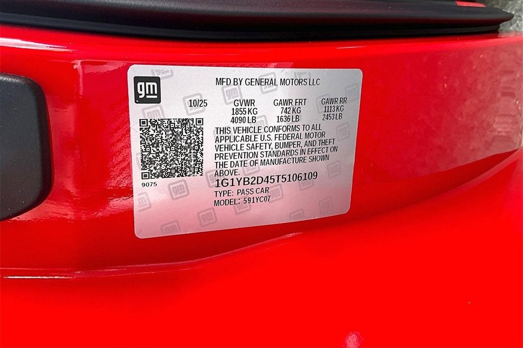 2026 Chevrolet Corvette Stingray 2LT