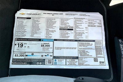 2026 Chevrolet Corvette Stingray 2LT