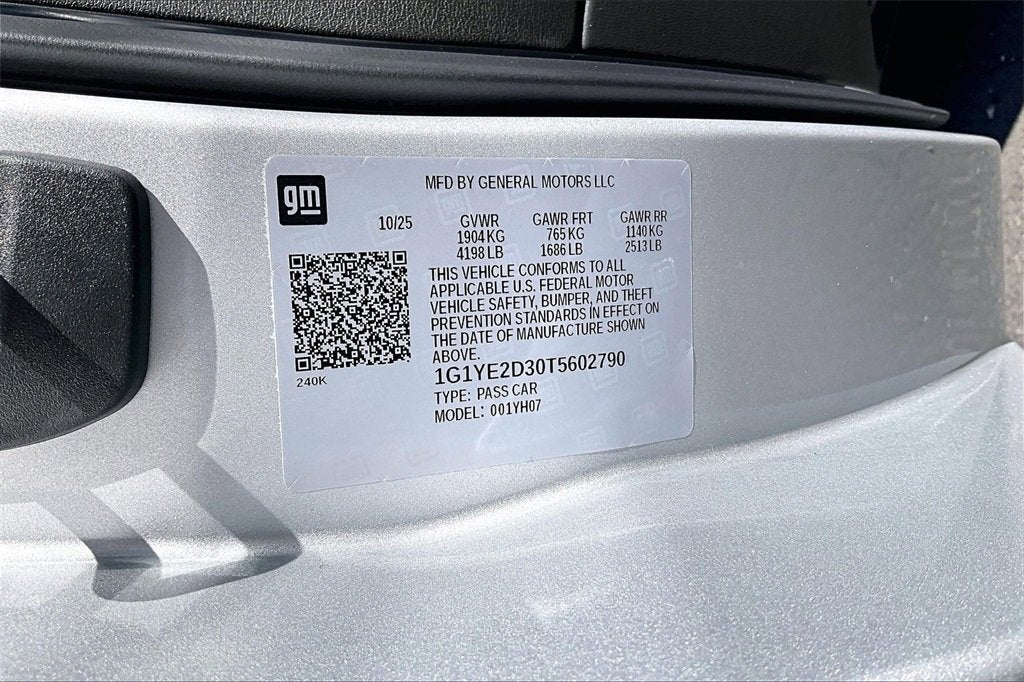 2026 Chevrolet Corvette Z06 2LZ