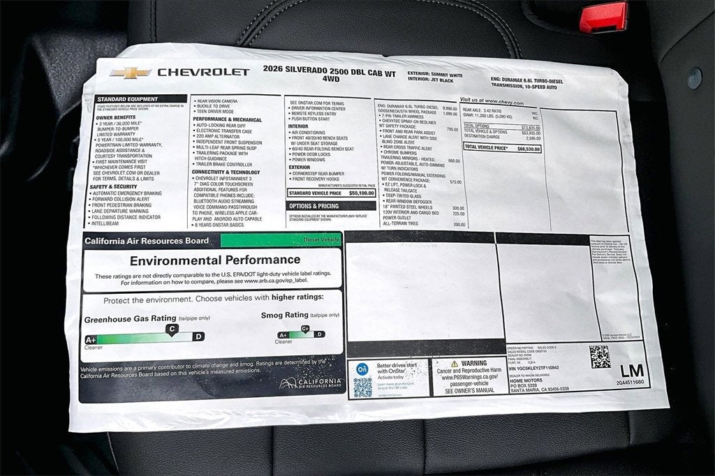 2026 Chevrolet Silverado 2500 HD WT