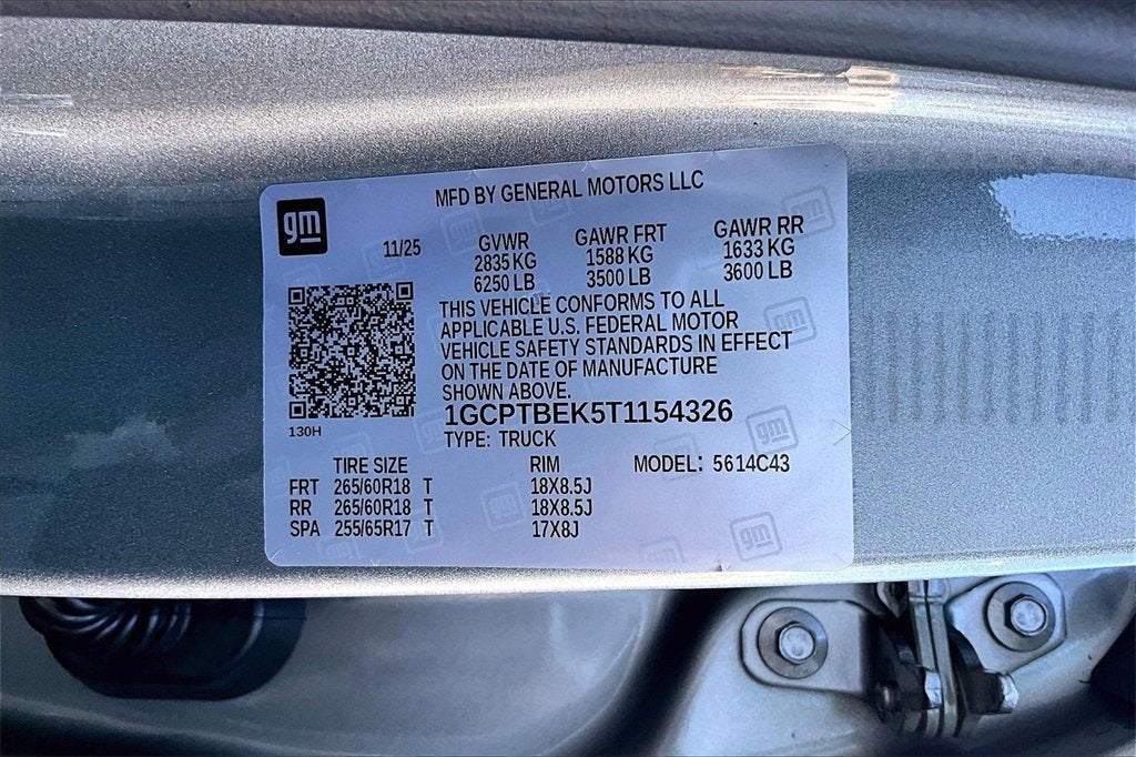 2026 Chevrolet Colorado WT