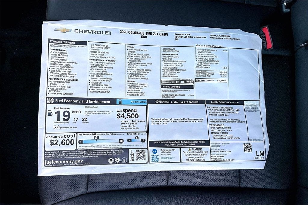 2026 Chevrolet Colorado Z71