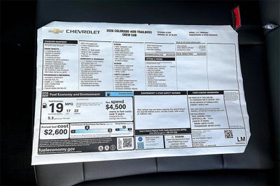 2026 Chevrolet Colorado Trail Boss