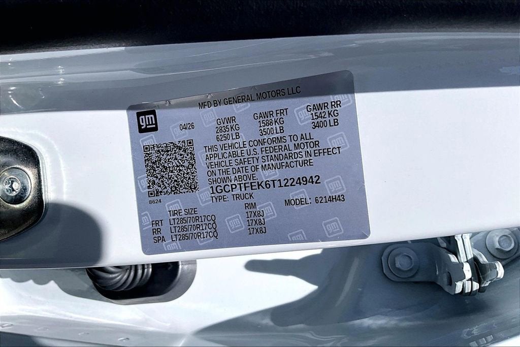 2026 Chevrolet Colorado ZR2