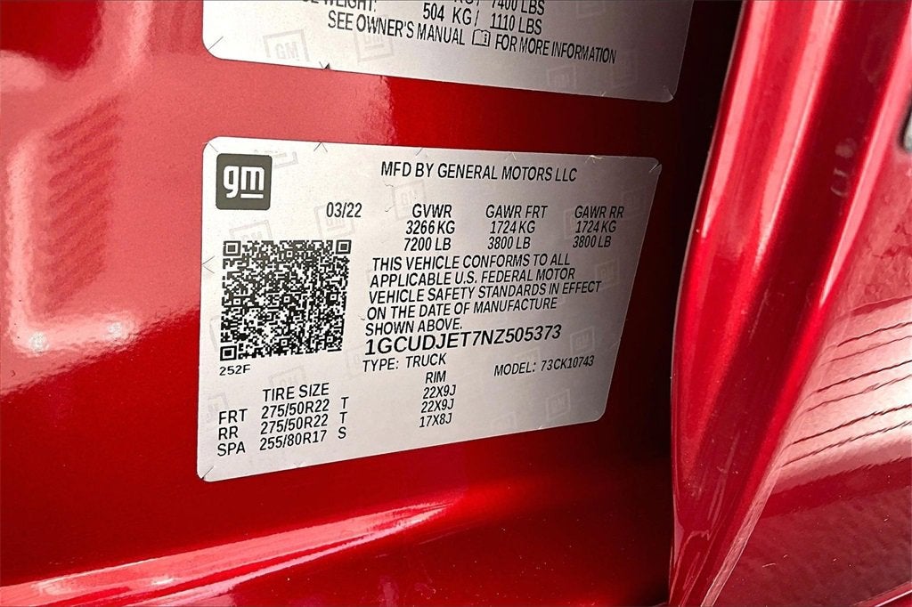 2022 Chevrolet Silverado 1500 High Country