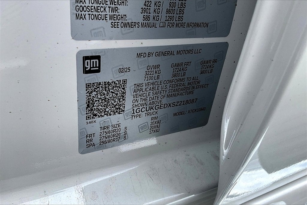 2025 Chevrolet Silverado 1500 LTZ