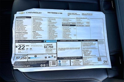 2026 Chevrolet Traverse LT
