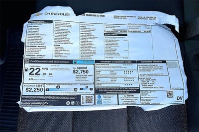 2026 Chevrolet Traverse LT