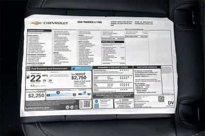 2026 Chevrolet Traverse LT