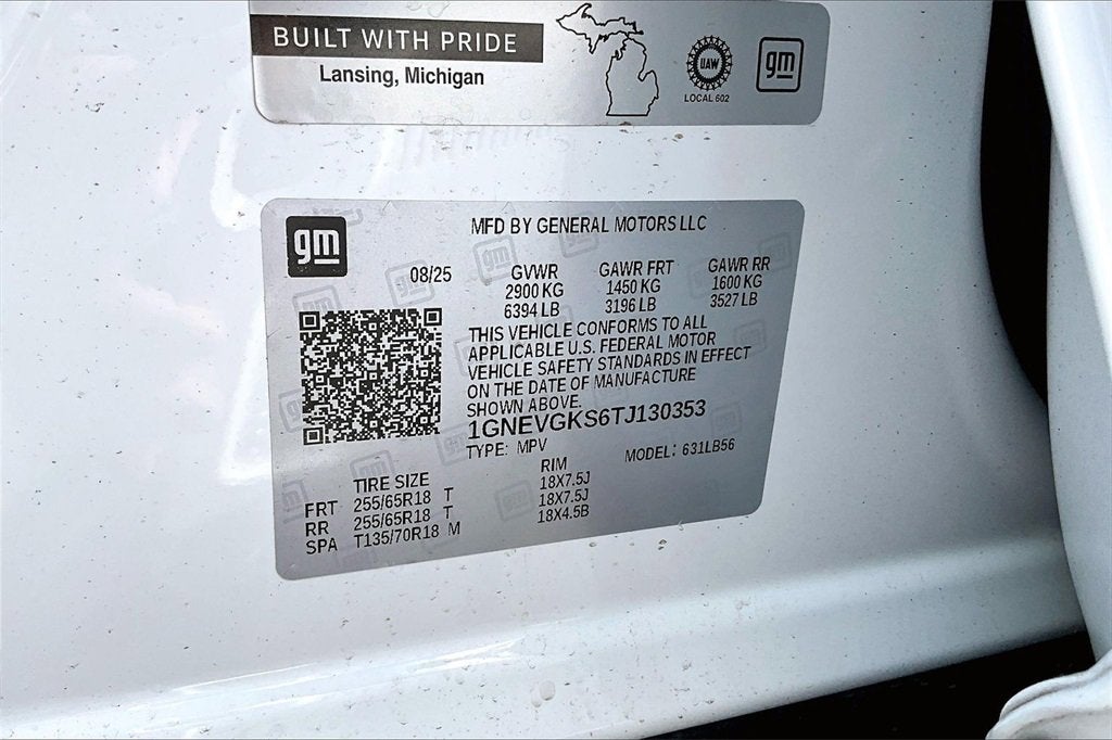 2026 Chevrolet Traverse LT