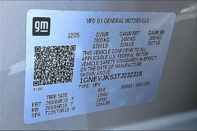 2026 Chevrolet Traverse Z71