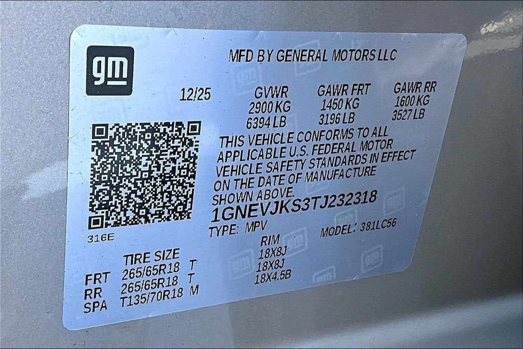 2026 Chevrolet Traverse Z71