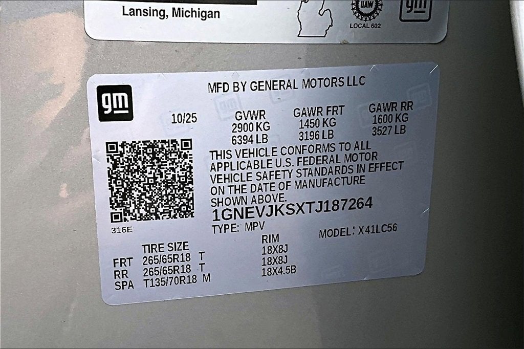 2026 Chevrolet Traverse Z71