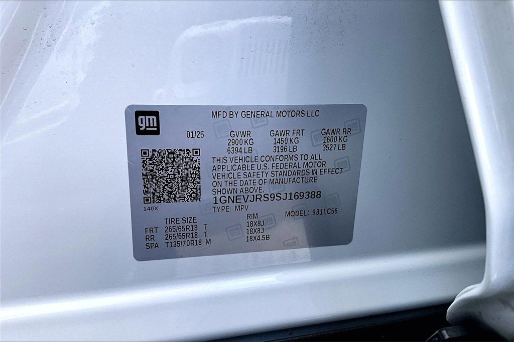 2025 Chevrolet Traverse Z71