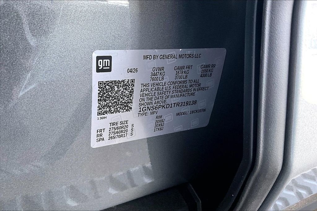 2026 Chevrolet Tahoe Z71