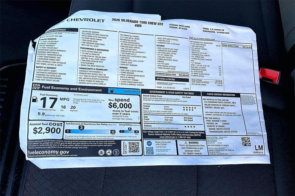 2026 Chevrolet Silverado 1500 RST