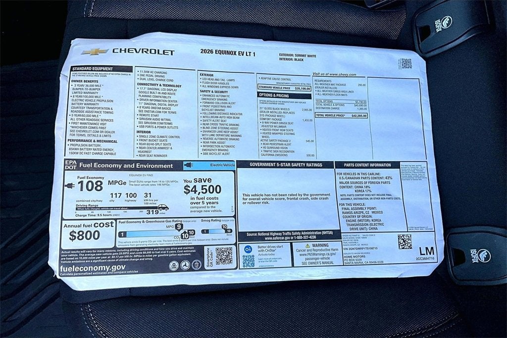 2026 Chevrolet Equinox EV LT