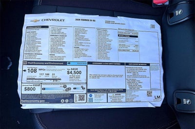 2026 Chevrolet Equinox EV RS