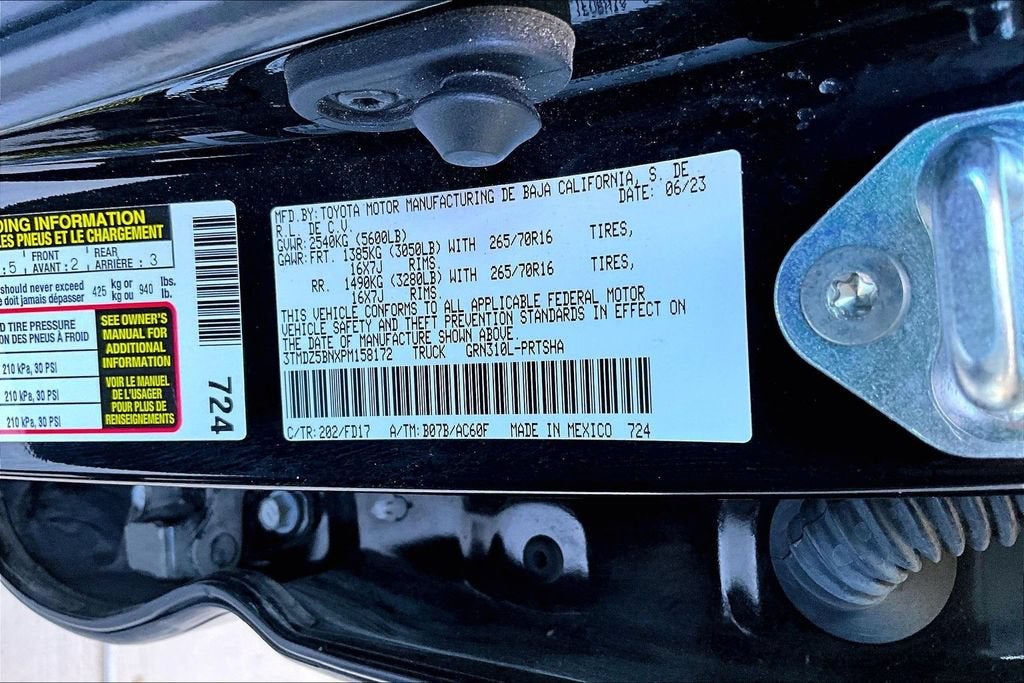 2023 Toyota Tacoma 4WD SR5