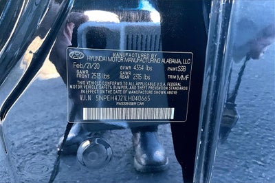 2020 Hyundai Sonata Limited