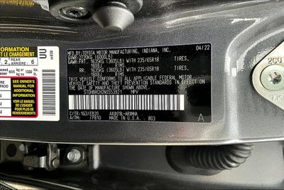 2022 Toyota Highlander Hybrid XLE
