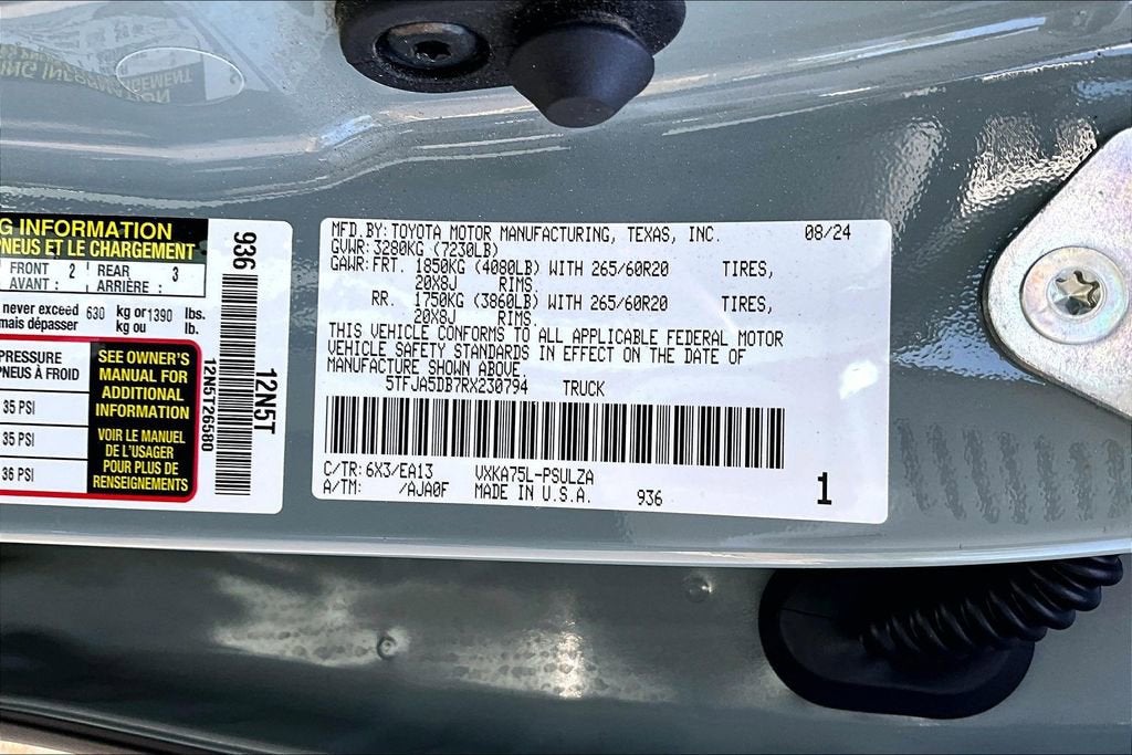 2024 Toyota Tundra 4WD Limited
