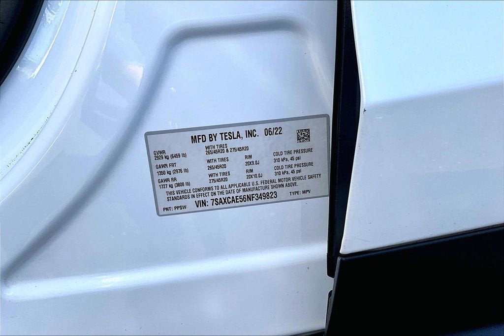 2022 Tesla Model X 4DR AWD LONG RANG