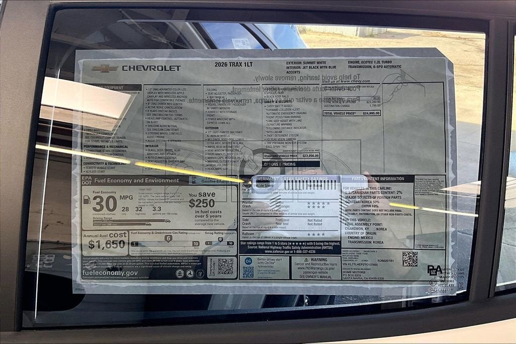 2026 Chevrolet Trax LT