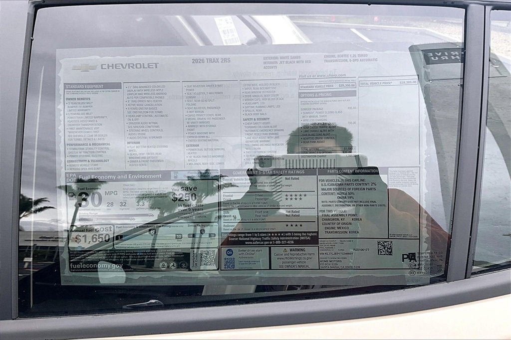2026 Chevrolet Trax 2RS