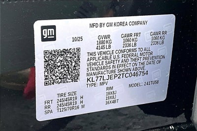 2026 Chevrolet Trax 2RS