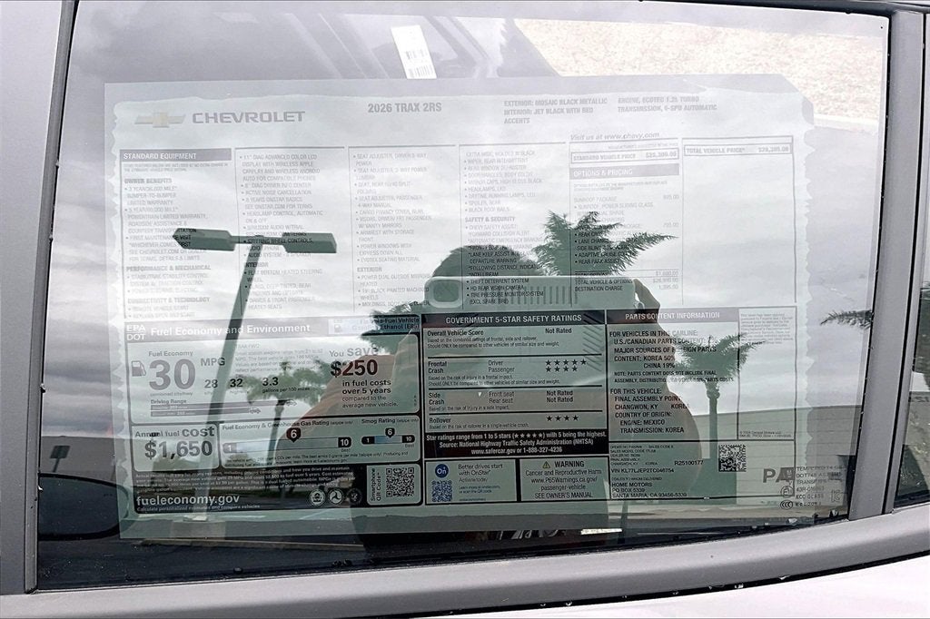 2026 Chevrolet Trax 2RS