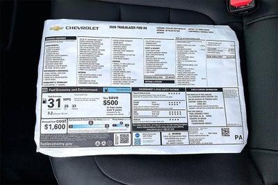 2026 Chevrolet Trailblazer RS